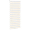 Vidaxl zebra rolgordijn 115x200 cm stofbreedte 110,9 cm marmerbeige