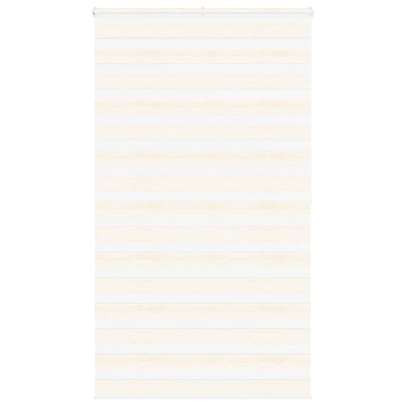 Vidaxl zebra rolgordijn 125x200 cm stofbreedte 120,9 cm marmerbeige