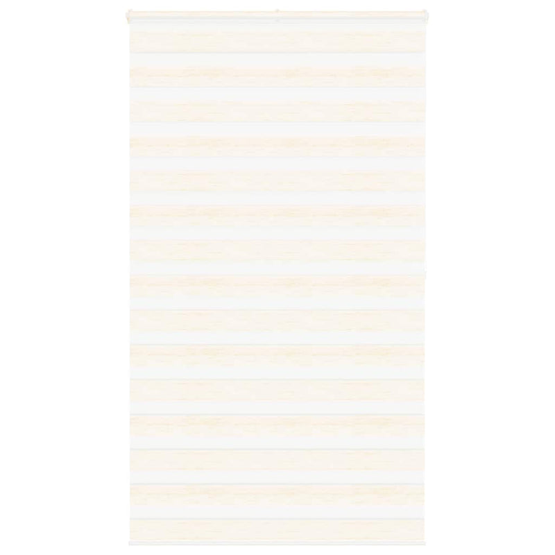 Vidaxl zebra rolgordijn 130x200 cm stofbreedte 125,9 cm marmerbeige