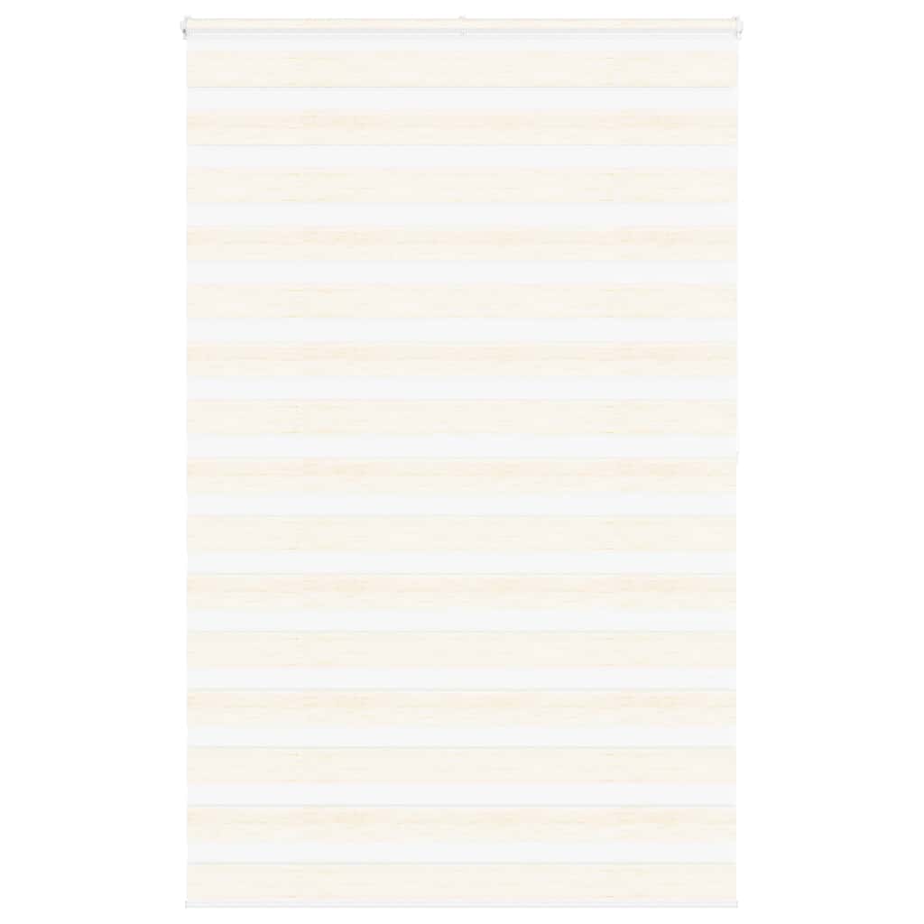 Vidaxl zebra rolgordijn 140x200 cm stofbreedte 135,9 cm marmerbeige