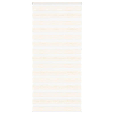 Vidaxl zebra rolgordijn 95x230 cm stofbreedte 90,9 cm marmerbeige
