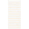 Vidaxl zebra rolgordijn 100x230 cm stofbreedte 95,9 cm marmerbeige