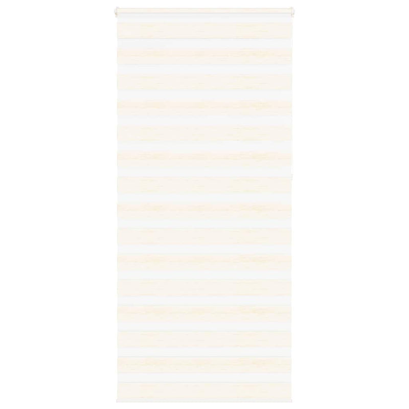 Vidaxl zebra rolgordijn 100x230 cm stofbreedte 95,9 cm marmerbeige