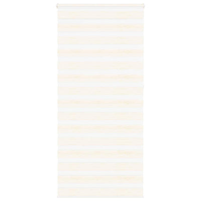 Vidaxl zebra rolgordijn 100x230 cm stofbreedte 95,9 cm marmerbeige