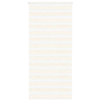 Vidaxl zebra rolgordijn 110x230 cm stofbreedte 105,9 cm marmerbeige