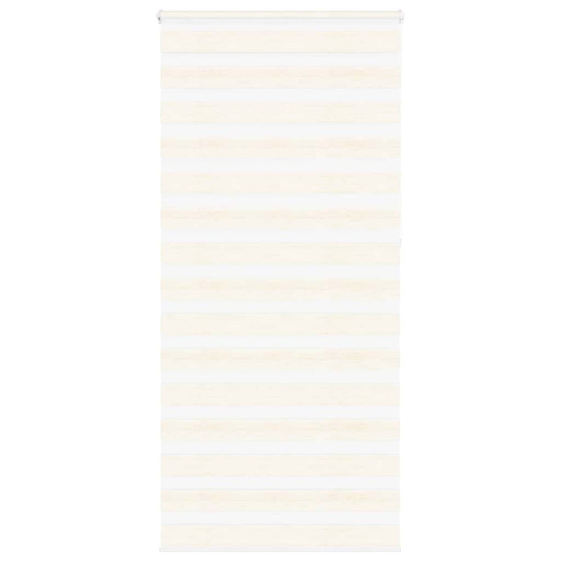 Vidaxl zebra rolgordijn 110x230 cm stofbreedte 105,9 cm marmerbeige