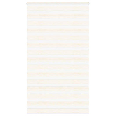 Vidaxl zebra blind 130x230cm stofbreedte 125,9cm polyester marmerbeige