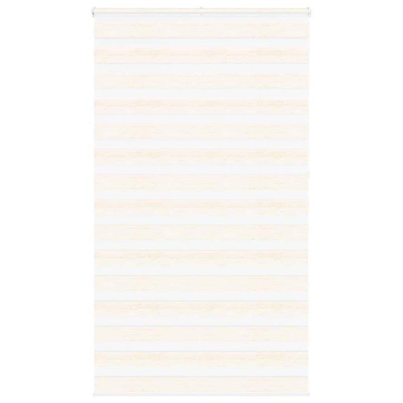 Vidaxl zebra blind 130x230cm stofbreedte 125,9cm polyester marmerbeige