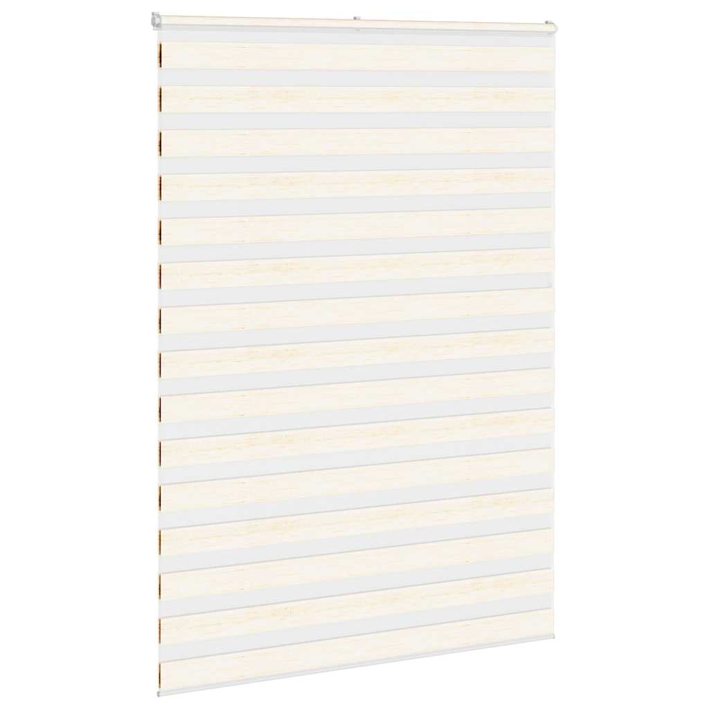 Vidaxl zebra blind marmer beige 160x230 cm stofbreedte 155,9 cm polyester