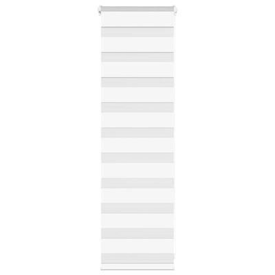 Vidaxl zebra rolgordijn 45x100 cm stofbreedte 40,9 cm polyester wit