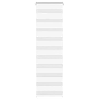 Vidaxl zebra rolgordijn 50x100 cm stofbreedte 45,9cm polyester wit
