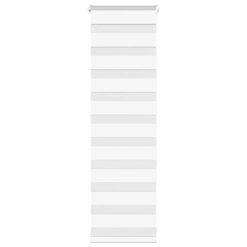 Vidaxl zebra rolgordijn 50x100 cm stofbreedte 45,9cm polyester wit