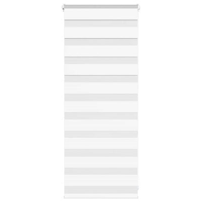 Vidaxl zebra rolgordijn 60x100 cm stofbreedte 55,9 cm polyester wit