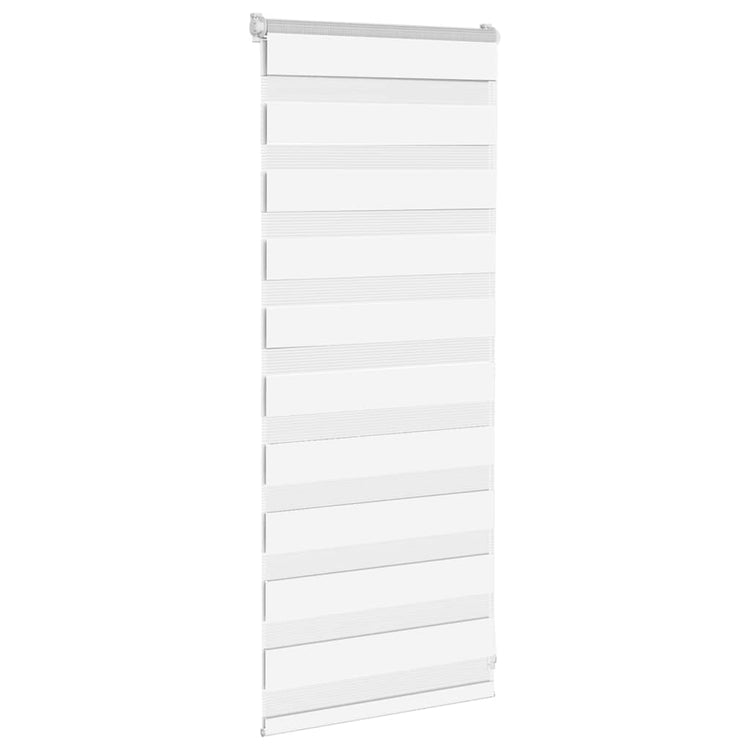 Vidaxl zebra rolgordijn 60x100 cm stofbreedte 55,9 cm polyester wit