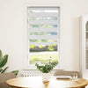 Vidaxl zebra rolgordijn 65x100 cm stofbreedte 60,9 cm polyester wit