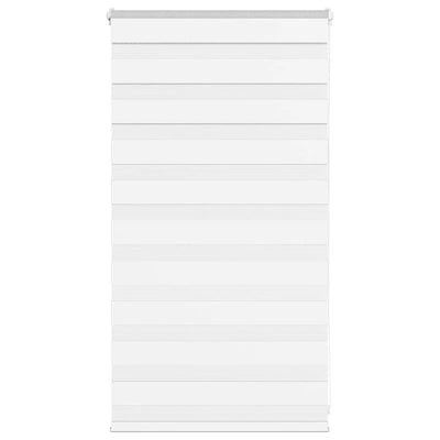 Vidaxl zebra blind 70x100 cm stofbreedte 65,9 cm polyester wit