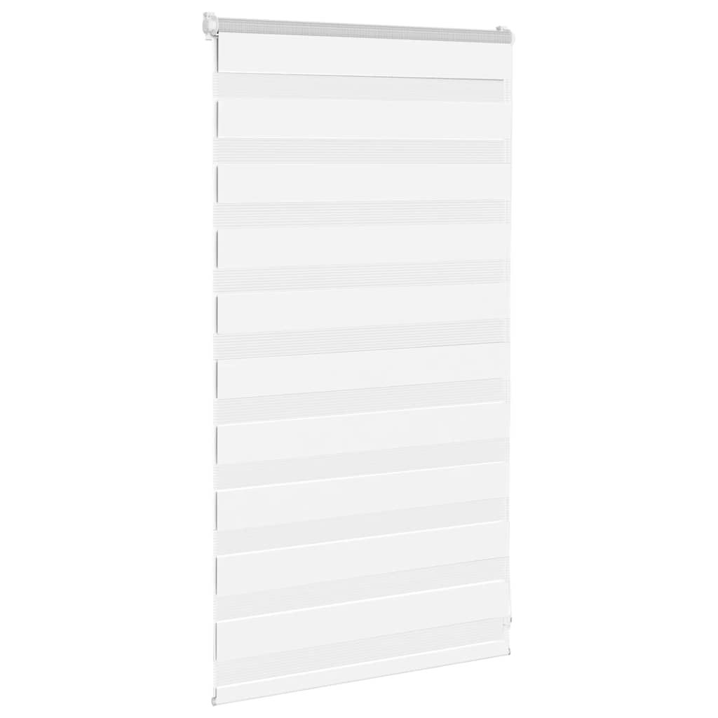 Vidaxl zebra blind 70x100 cm stofbreedte 65,9 cm polyester wit