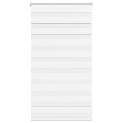 Vidaxl zebra blind 75x100 cm stofbreedte 70,9 cm polyester wit