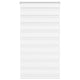 Vidaxl zebra blind 80x100 cm stofbreedte 75,9 cm polyester wit