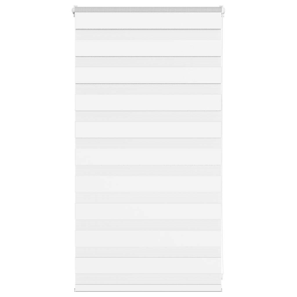 Vidaxl zebra blind 85x100 cm stofbreedte 80,9 cm polyester wit