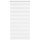 Vidaxl zebra blind 85x100 cm stofbreedte 80,9 cm polyester wit