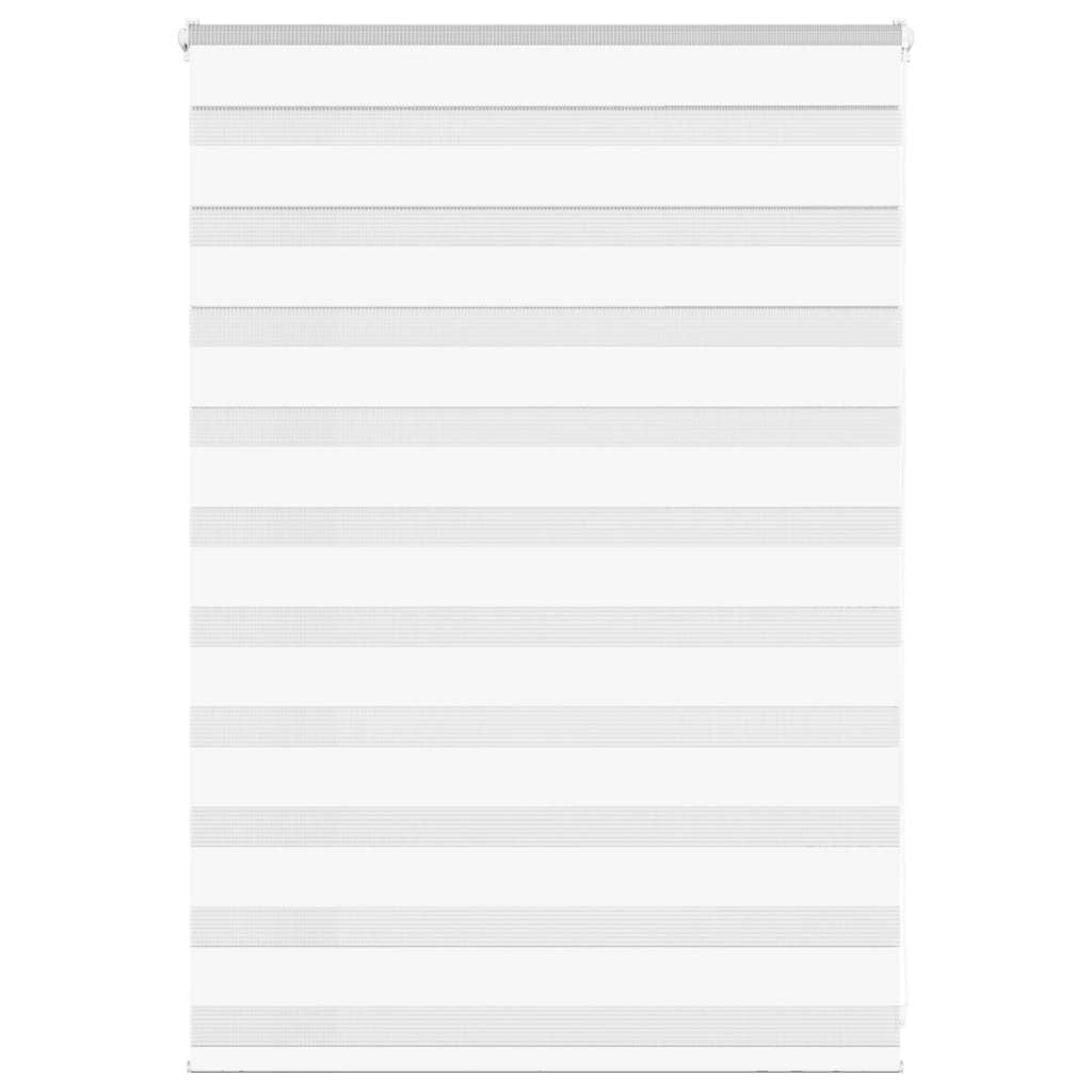 Vidaxl zebra blind 95x100 cm stofbreedte 90,9 cm polyester wit