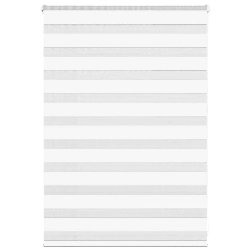 Vidaxl zebra blind 95x100 cm stofbreedte 90,9 cm polyester wit