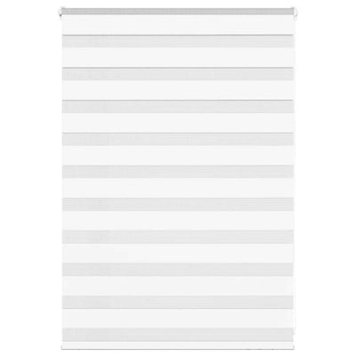 Vidaxl zebra blind 100x100 cm stofbreedte 95,9 cm polyester wit
