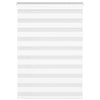 Vidaxl zebra blind 100x100 cm stofbreedte 95,9 cm polyester wit