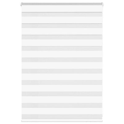 Vidaxl zebra blind 105x100 cm stofbreedte 100,9 cm polyester wit