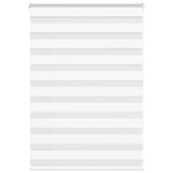 Vidaxl zebra blind 110x100 cm stofbreedte 105,9 cm polyester wit - afbeelding 2