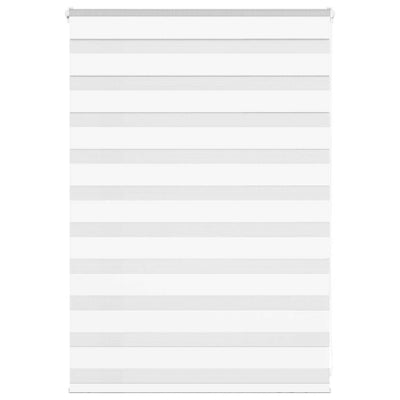 Vidaxl zebra blind 110x100 cm stofbreedte 105,9 cm polyester wit