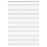 Vidaxl zebra blind 115x100 cm stofbreedte 110,9 cm polyester wit - afbeelding 2