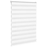 Vidaxl zebra blind 115x100 cm stofbreedte 110,9 cm polyester wit - afbeelding 3