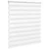 Vidaxl zebra blind 130x100 cm stofbreedte 125,9 cm polyester wit