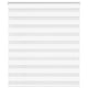 Vidaxl zebra blind 135x100 cm stofbreedte 130,9 cm polyester wit
