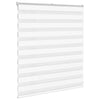 Vidaxl zebra blind 135x100 cm stofbreedte 130,9 cm polyester wit