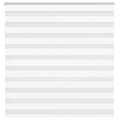 Vidaxl zebra blind 140x100 cm stofbreedte 135,9 cm polyester wit