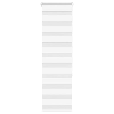 Vidaxl zebra rolgordijn 45x150 cm stofbreedte 40,9 cm polyester wit