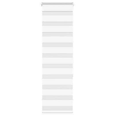 Vidaxl zebra rolgordijn 50x150 cm stofbreedte 45,9cm polyester wit