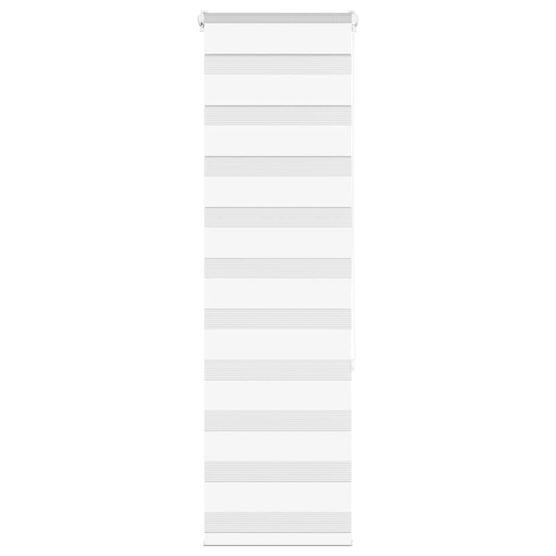 Vidaxl zebra rolgordijn 50x150 cm stofbreedte 45,9cm polyester wit
