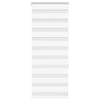 Vidaxl zebra rolgordijn 55x150 cm stofbreedte 50,9 cm polyester wit