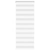 Vidaxl zebra rolgordijn 65x150 cm stofbreedte 60,9 cm polyester wit