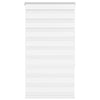 Vidaxl zebra rolgordijn 75x150 cm stofbreedte 70,9 cm polyester wit