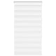 Vidaxl zebra rolgordijn 75x150 cm stofbreedte 70,9 cm polyester wit