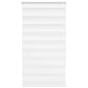 Vidaxl zebra rolgordijn 80x150 cm stofbreedte 75,9 cm polyester wit