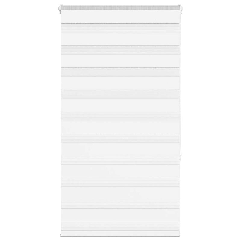 Vidaxl zebra rolgordijn 80x150 cm stofbreedte 75,9 cm polyester wit