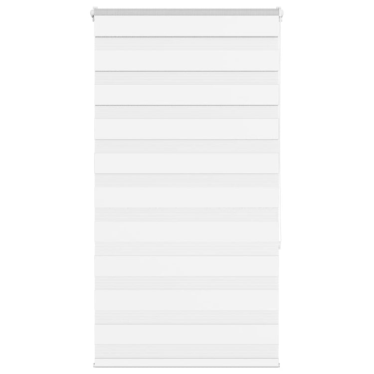Vidaxl zebra rolgordijn 90x150 cm stofbreedte 85,9 cm polyester wit