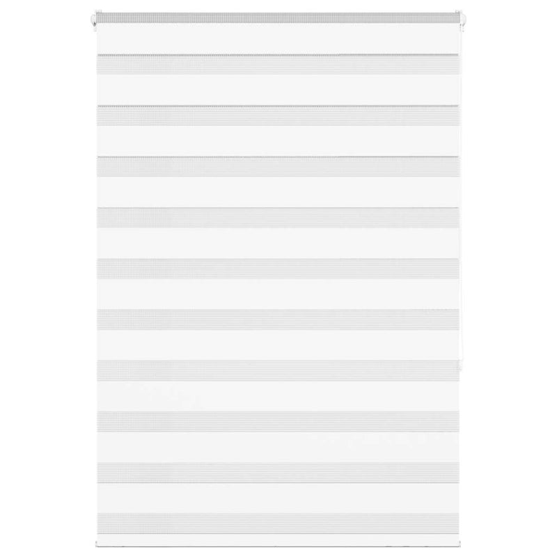 Vidaxl zebra rolgordijn 100x150 cm stofbreedte 95,9 cm polyester wit