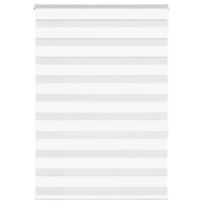 Vidaxl zebra rolgordijn 110x150 cm stofbreedte 105,9cm polyester wit